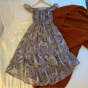 Kids Floral Tiered Occasion Dress